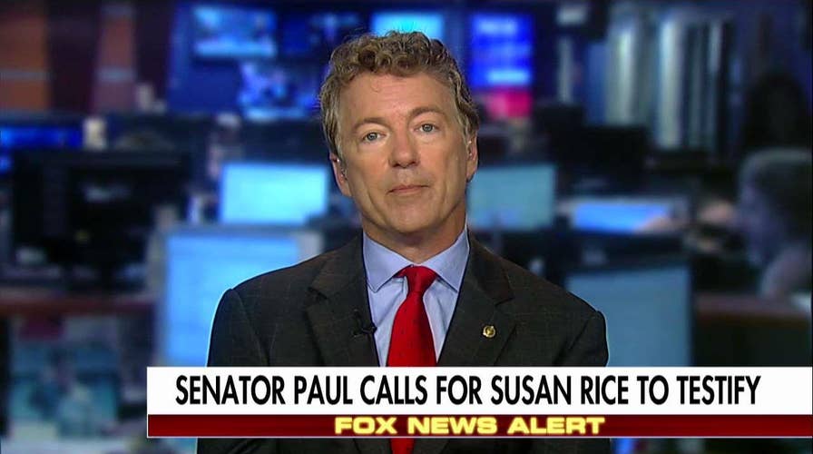 Sen. Paul on ObamaCare, "unmasking"