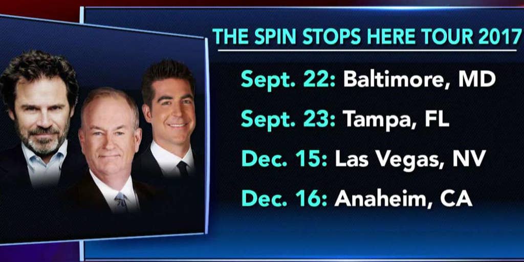'The Spin Stops Here' Tour 2017 Fox News Video