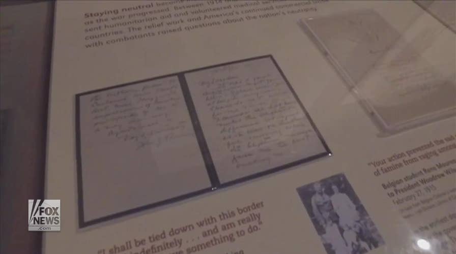 Rare letters from WWI Gen John Pershing on display
