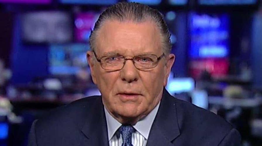 Gen. Jack Keane reacts to US airstrikes in Syria