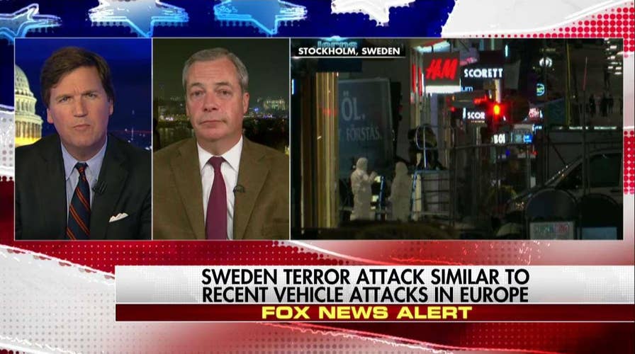 Farage on Stockholm terror attack