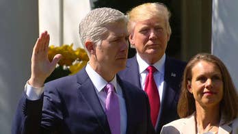 Gorsuch sworn in as Supreme Court justice ahead of key cases