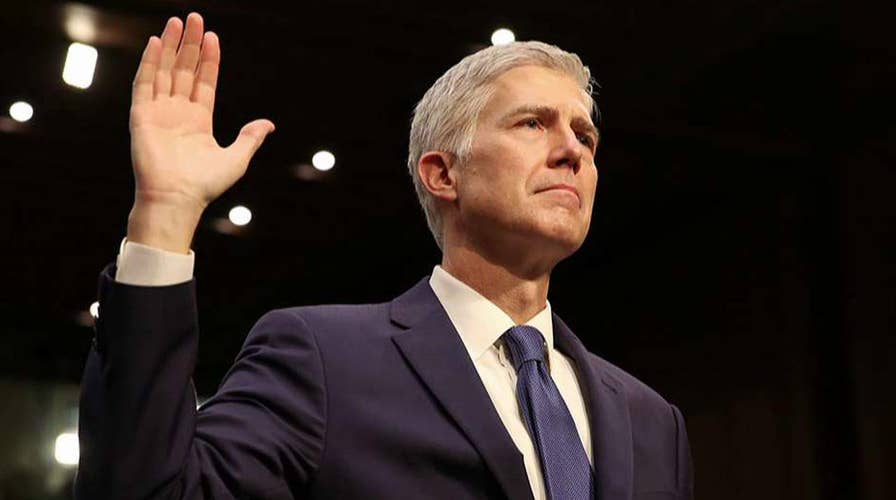 Supreme Court justices gather for Gorsuch ceremonies