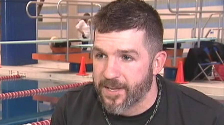 Former Marine gets a prosthetic swimmer’s leg