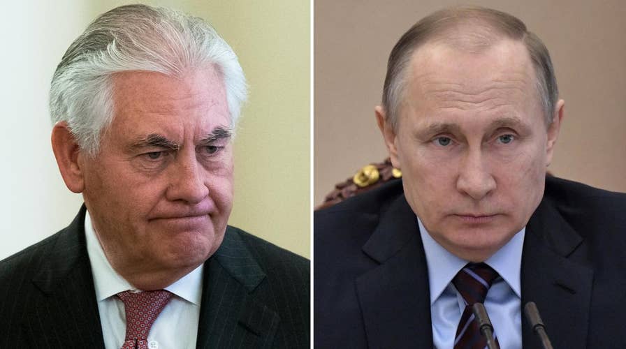 Tillerson meets with Putin to discuss Syrian crisis