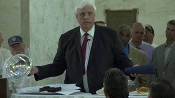 West Virginia governor displays bull dung, as budget metaphor – yes, this really happened
