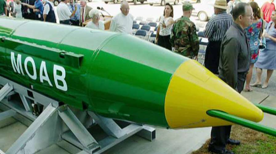 MOAB a unique destructive and psychological weapon