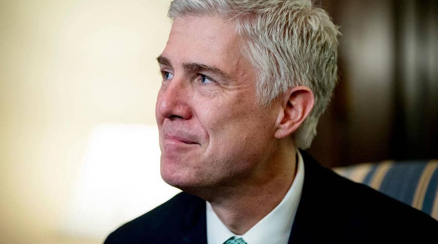 Justice Gorsuch spends his first day on the Supreme Court