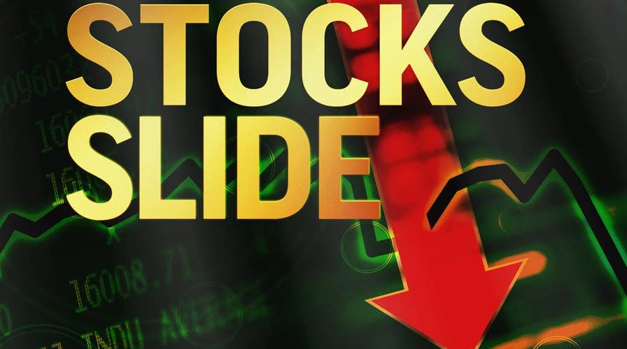 Look out below, the Dow dropping to a 2-month low