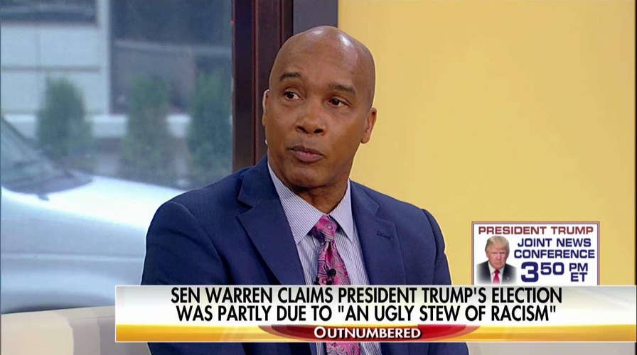 Warren: Trump's election was partly due to racism