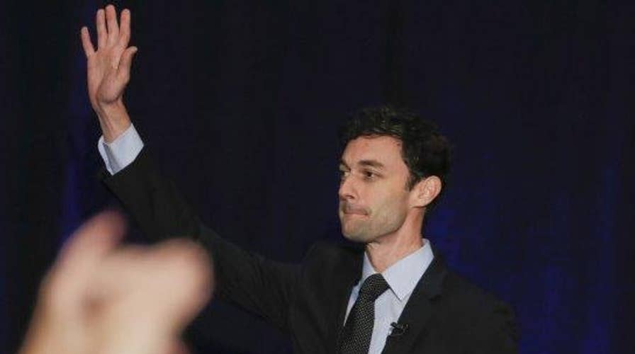 How did the media cover the Georgia special elections?