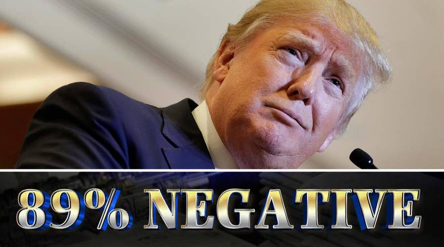 Study: Coverage of Trump admin has been 89% negative