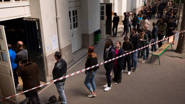 French voters head to the polls for presidential election 