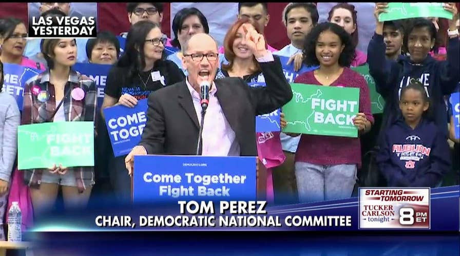 Tom Perez continues cursing on the road