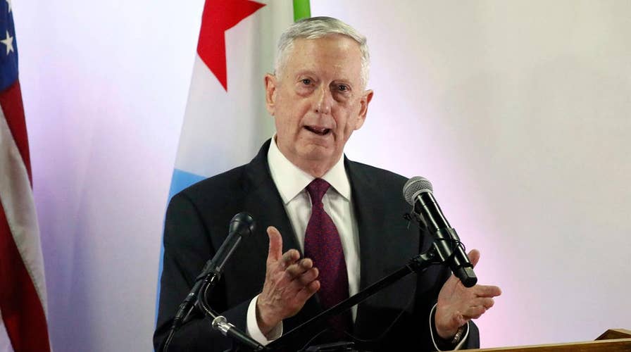Sec. Mattis visits US military base in northeast Africa