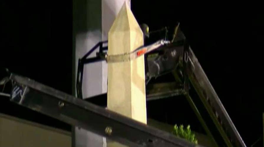 New Orleans begins to take down Confederate monuments