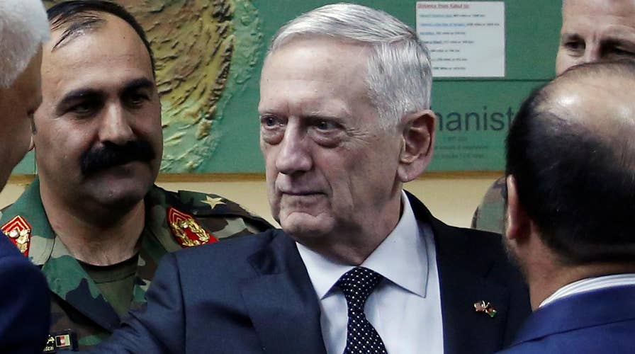 Secretary Mattis makes surprise visit to Kabul, Afghanistan