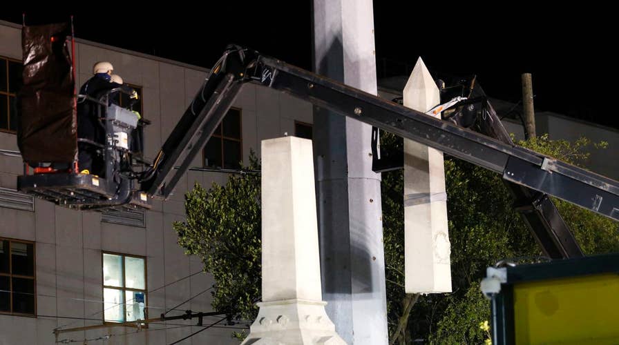 New Orleans Confederate memorial removed in dead of night