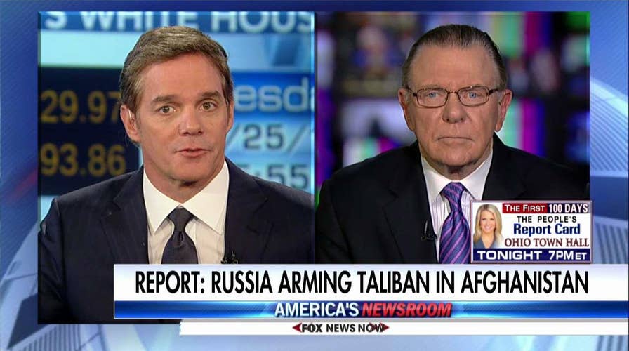 Gen. Keane says Russia sending arms to Taliban.