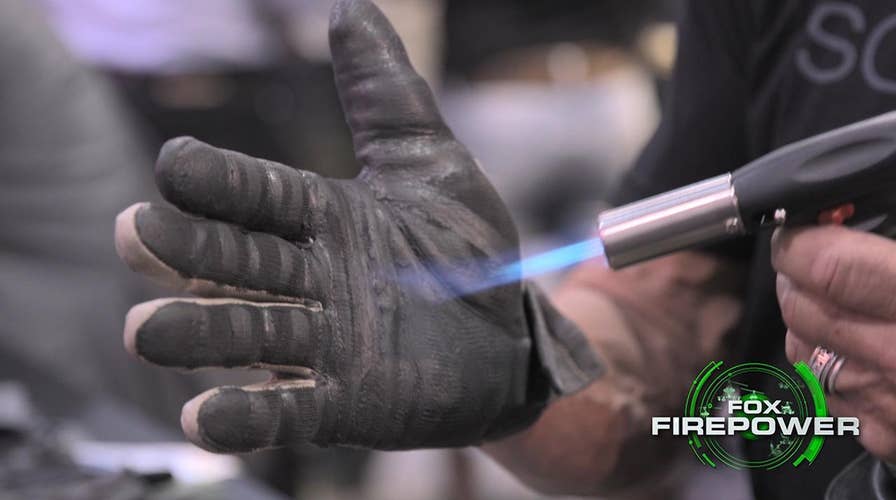 Guess the winner: Glove vs blow torch