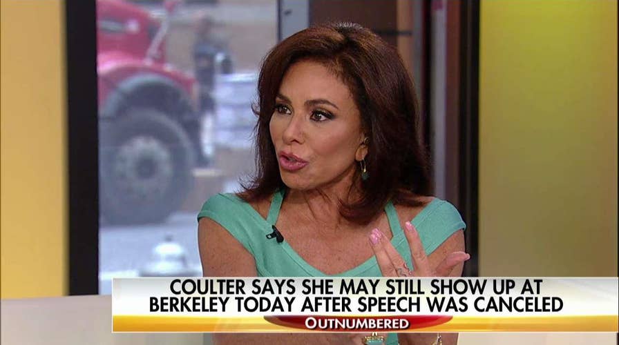 Judge Pirro on Coulter/Berkeley saga