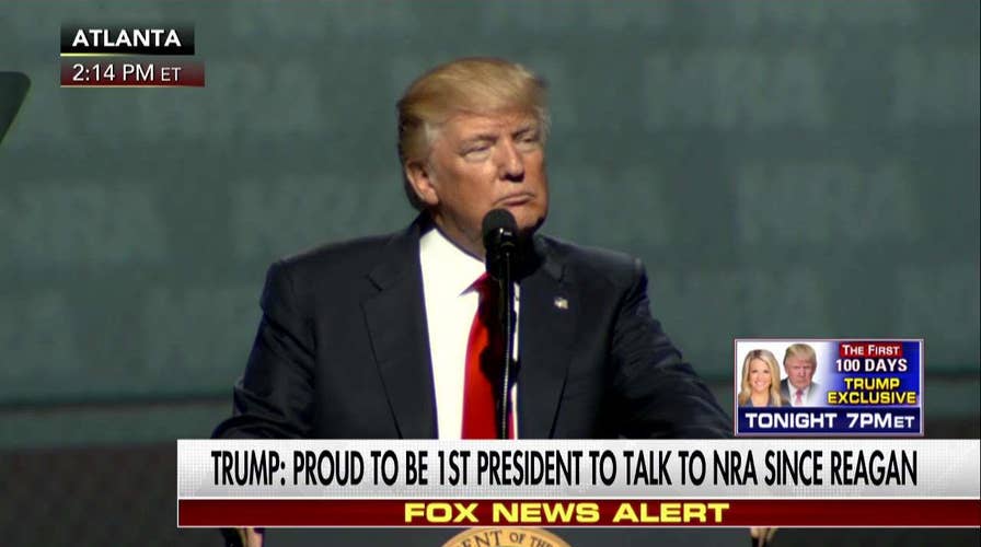 President Trump Speaks at the 2017 NRA Convention