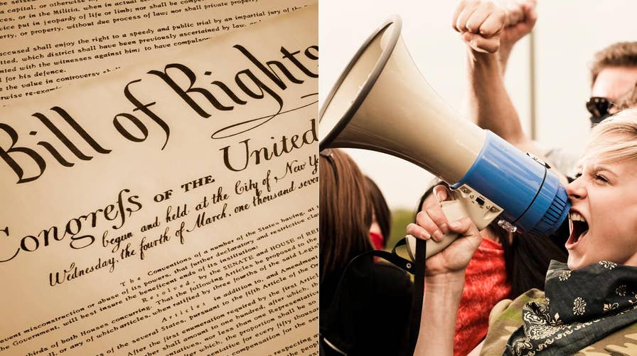 What exactly is protected under the first amendment?