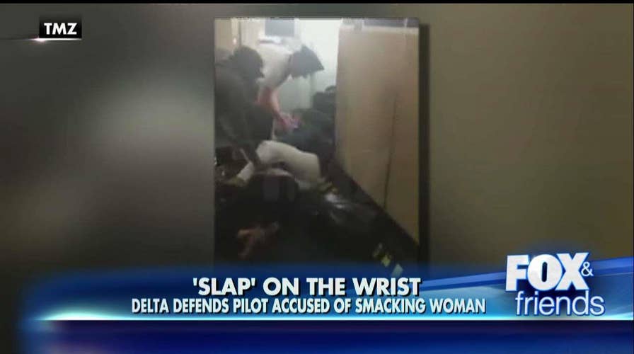 Video shows Delta pilot slap passenger