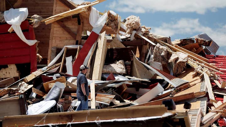 'Like a war zone': Residents assess tornado damage in Texas