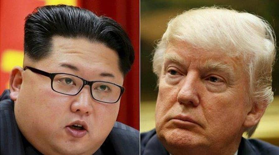 President Trump says he is willing to meet with Kim Jong Un