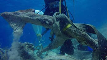 Experts discover 'Christopher Columbus' anchor at Caribbean shipwreck site