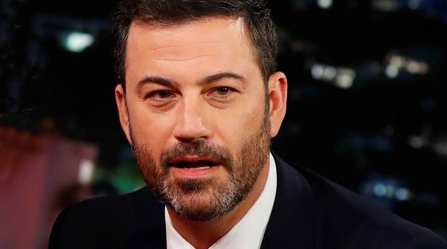 Kimmel opens show with tearful monologue on son's health