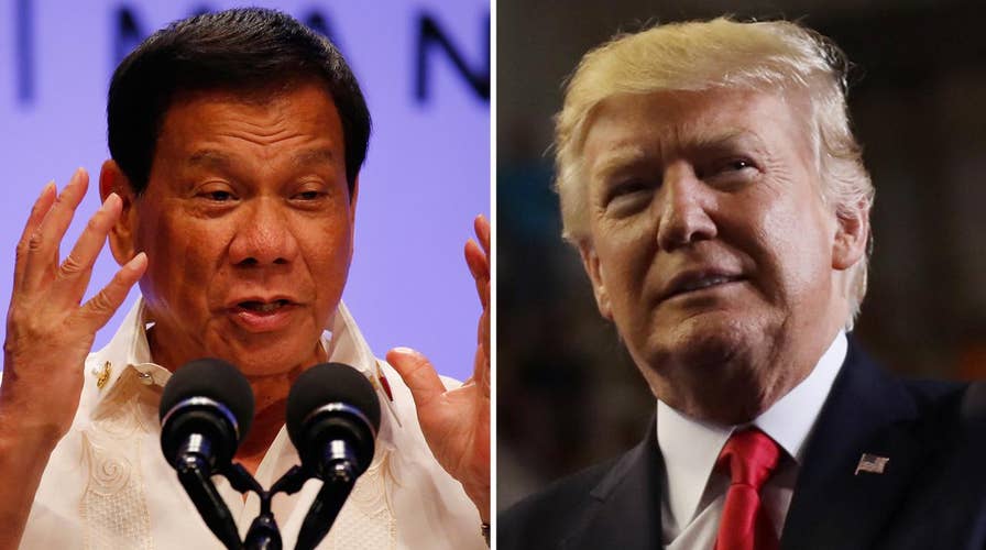 Trump under fire for reaching out to Philippine president