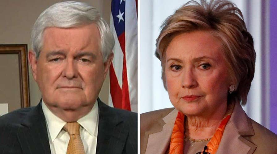 Gingrich: Hillary Clinton can't come to grips with reality