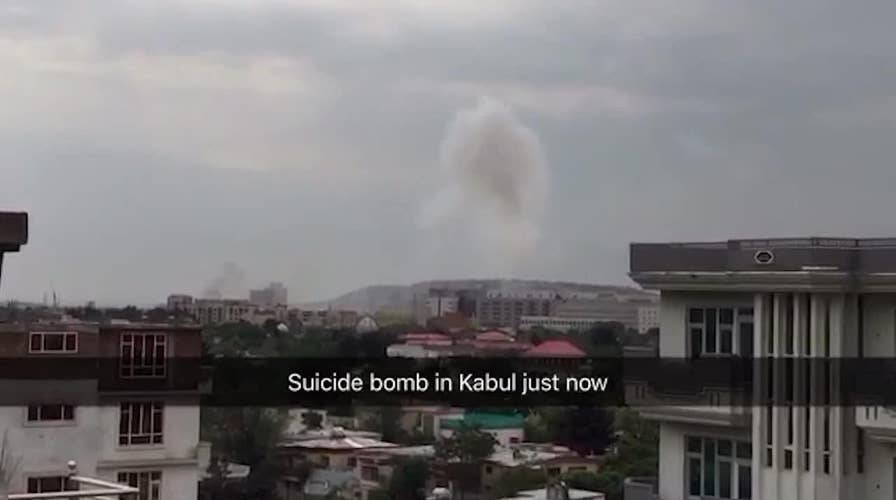 Raw video: Kabul suicide bombing attacks NATO convoy