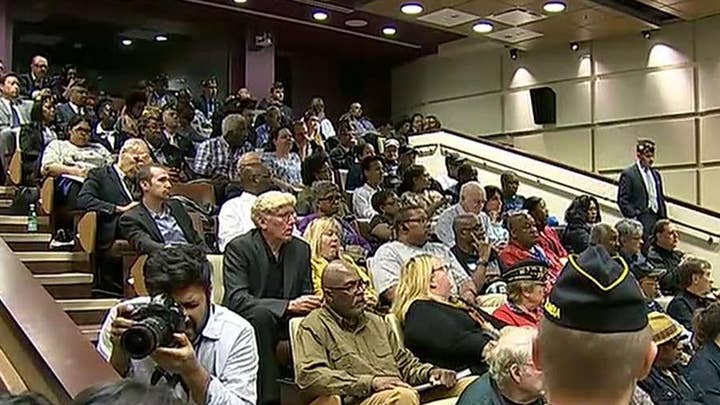 Veterans blast VA hospital in DC town hall meeting