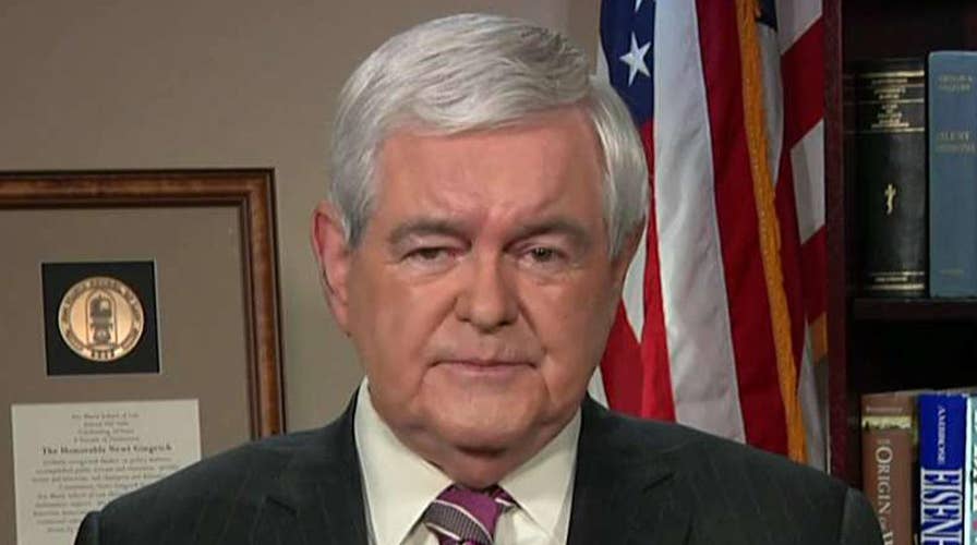 Gingrich praises Trump, GOP as health care vote nears