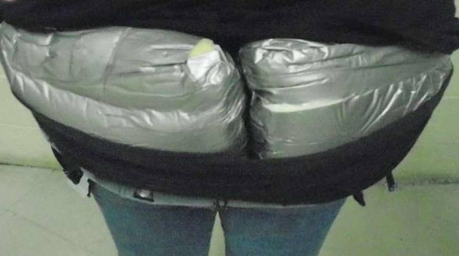Woman caught smuggling heroin across border