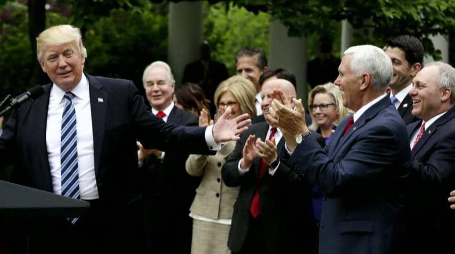 Media question Trump's health care win