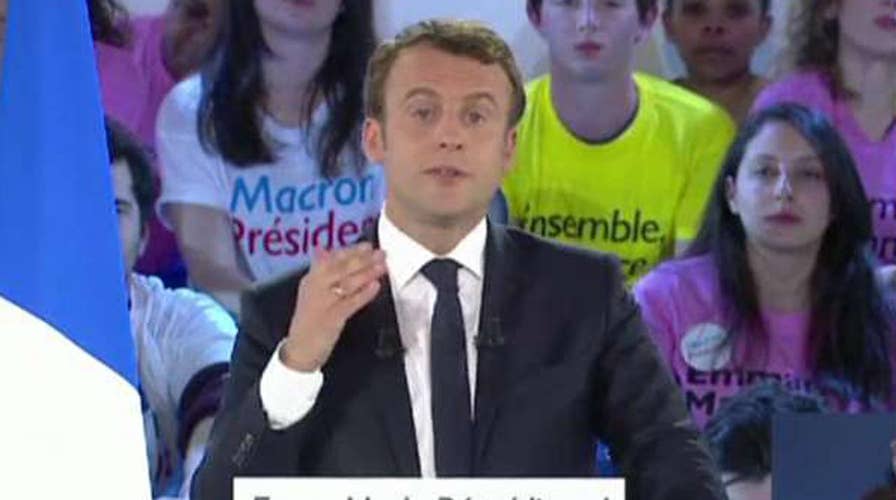 Macron ahead in French presidential election