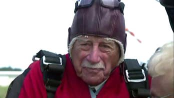 Pearl Harbor survivor skydives for 96th birthday