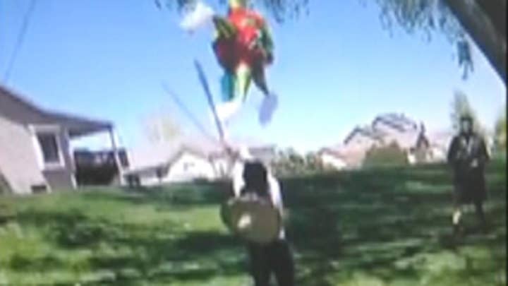 Watch: Students smash pinata with Trump's photo