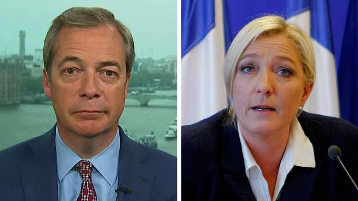 Farage: Le Pen will be French president in 2022