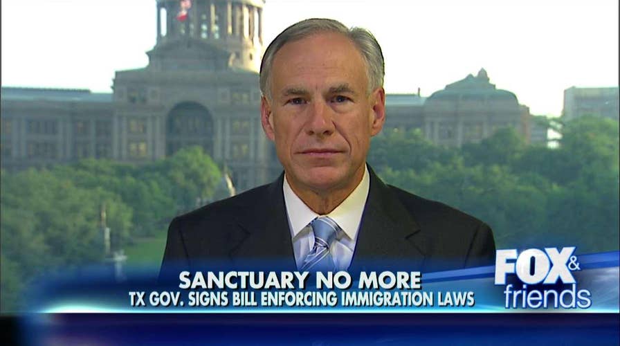 Gov. Abbott on sanctuary city bill