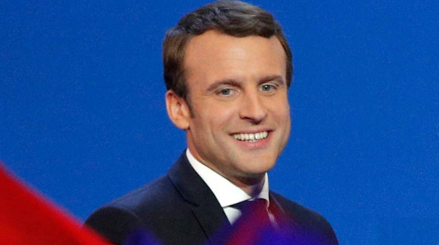 President-elect Macron goes from outsider to world leader