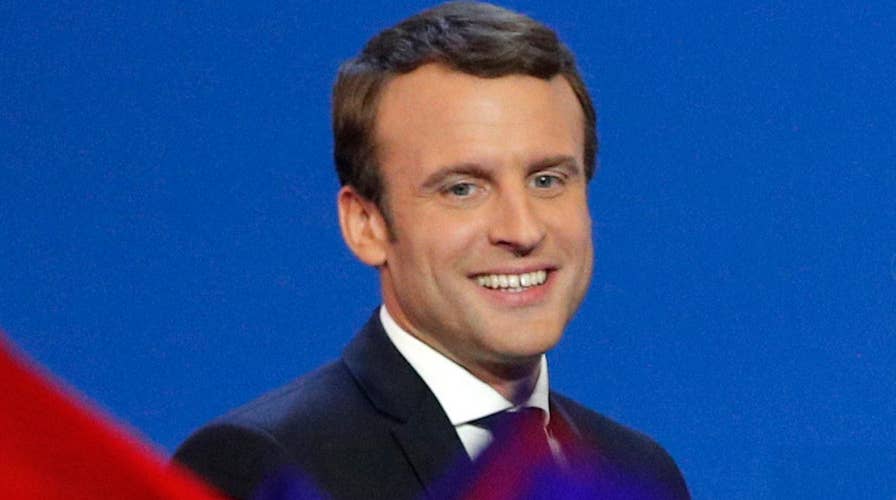 President-elect Macron goes from outsider to world leader
