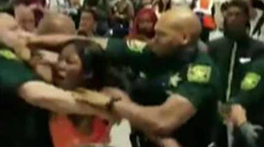 Fights break out in Florida airport after canceled flights