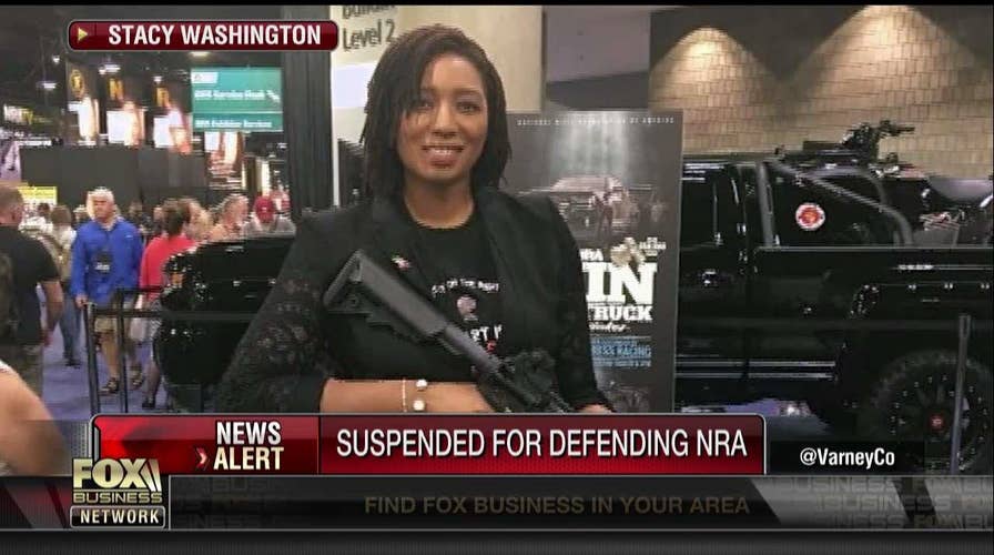 Pro-NRA columnist suspended