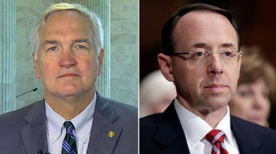 Strange agrees with Rosenstein's recommendation to axe Comey