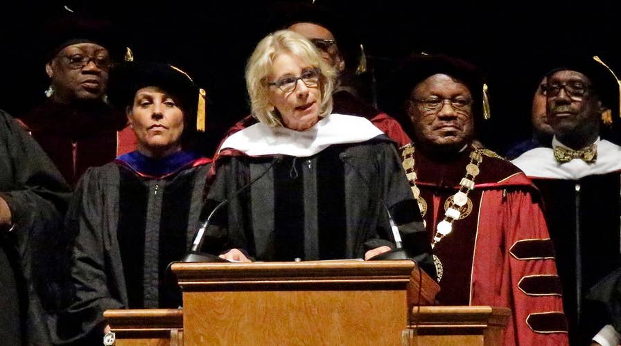 Betsy DeVos heckled during Bethune-Cookman speech